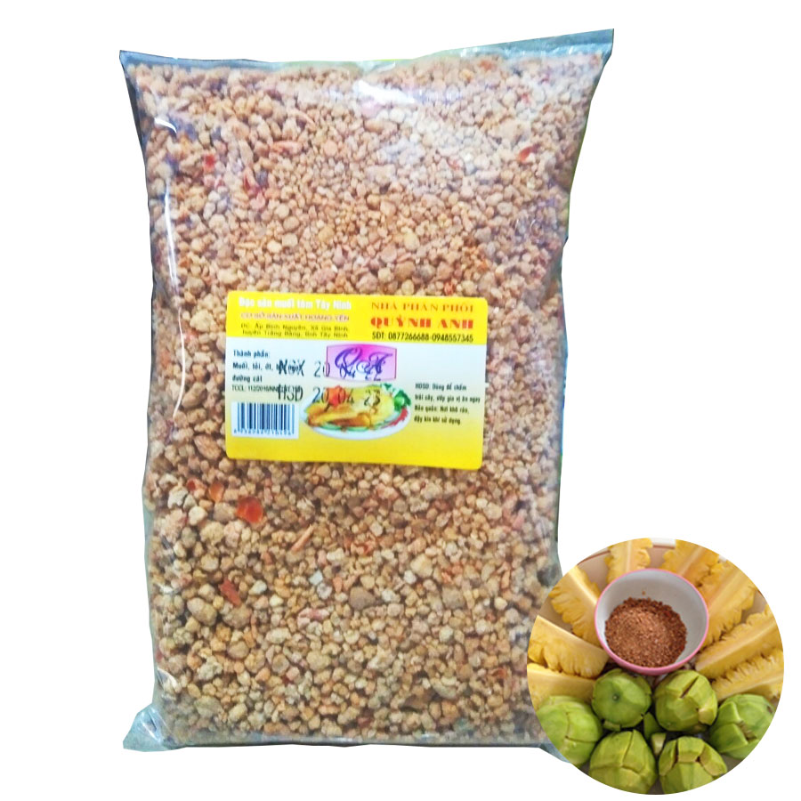 500gr Muối Tôm Tây Ninh Hạt To Loại 1, Cay Vừa Ngon