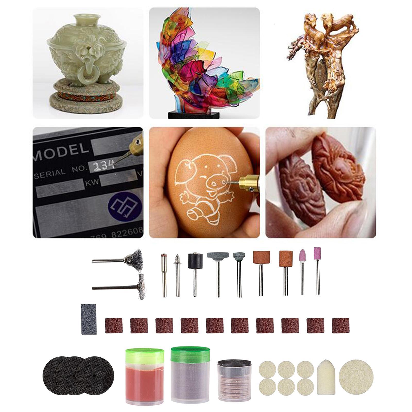 105Pcs Mini Rotary Tool Kit Electric Grinder Accessories Sanding Polishing