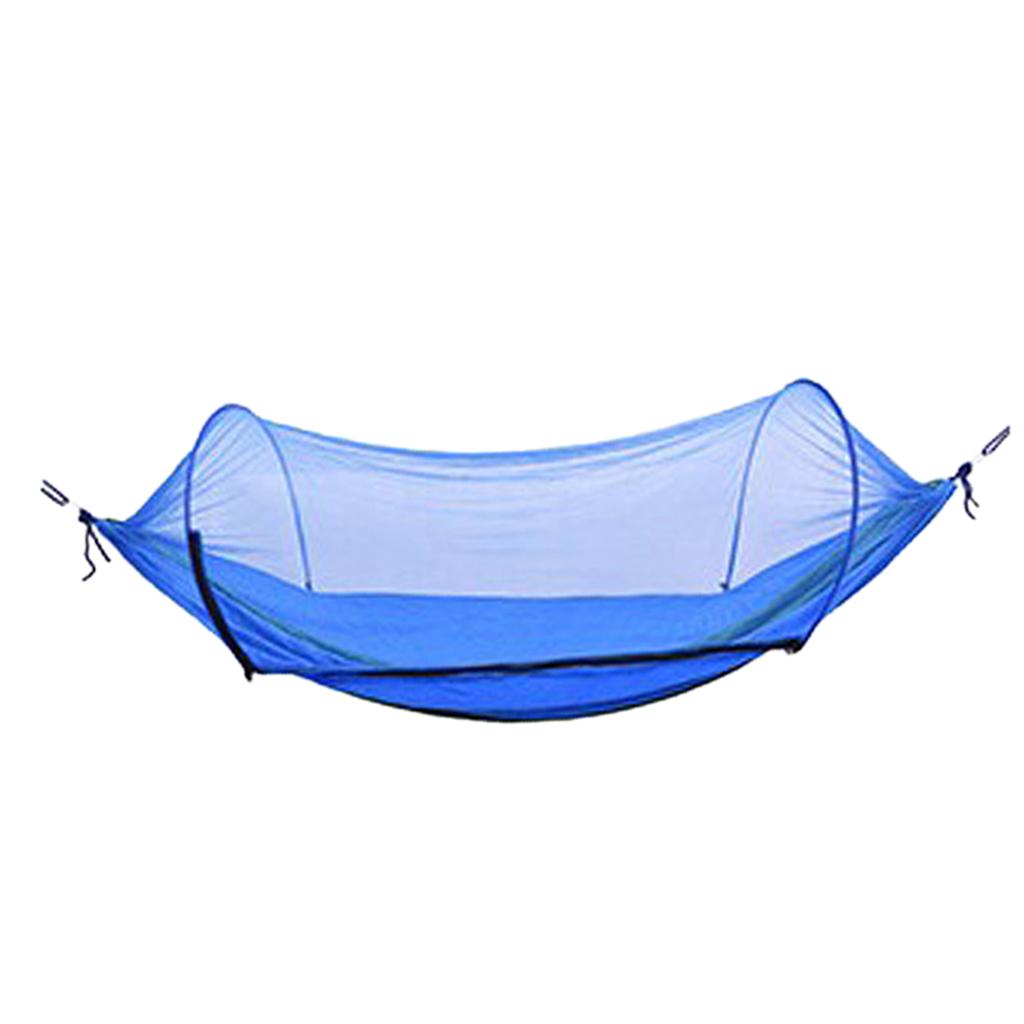 Outdoor Camping Hammock Boat Shape Bed with Prevent Bites Net