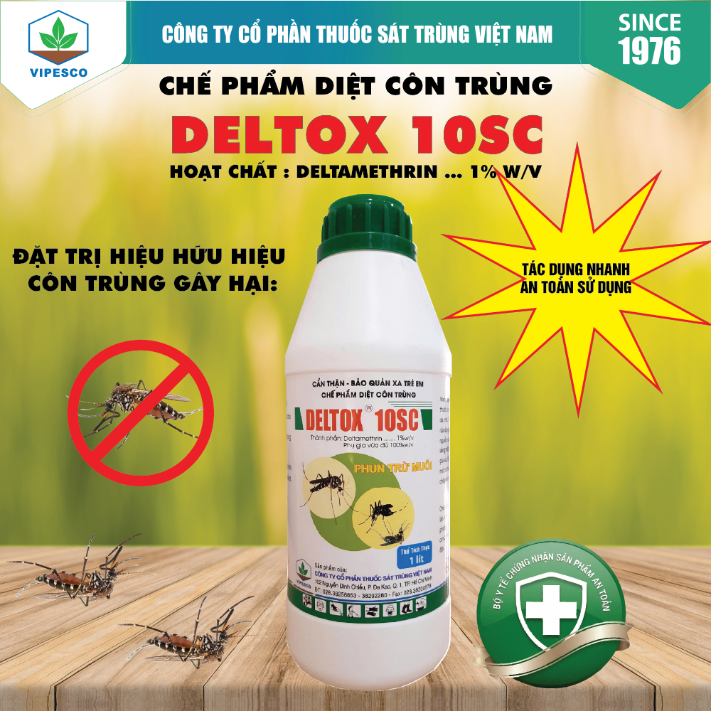 DELTOX 10SC - DIỆT TRỪ RUỒI, MUỖI