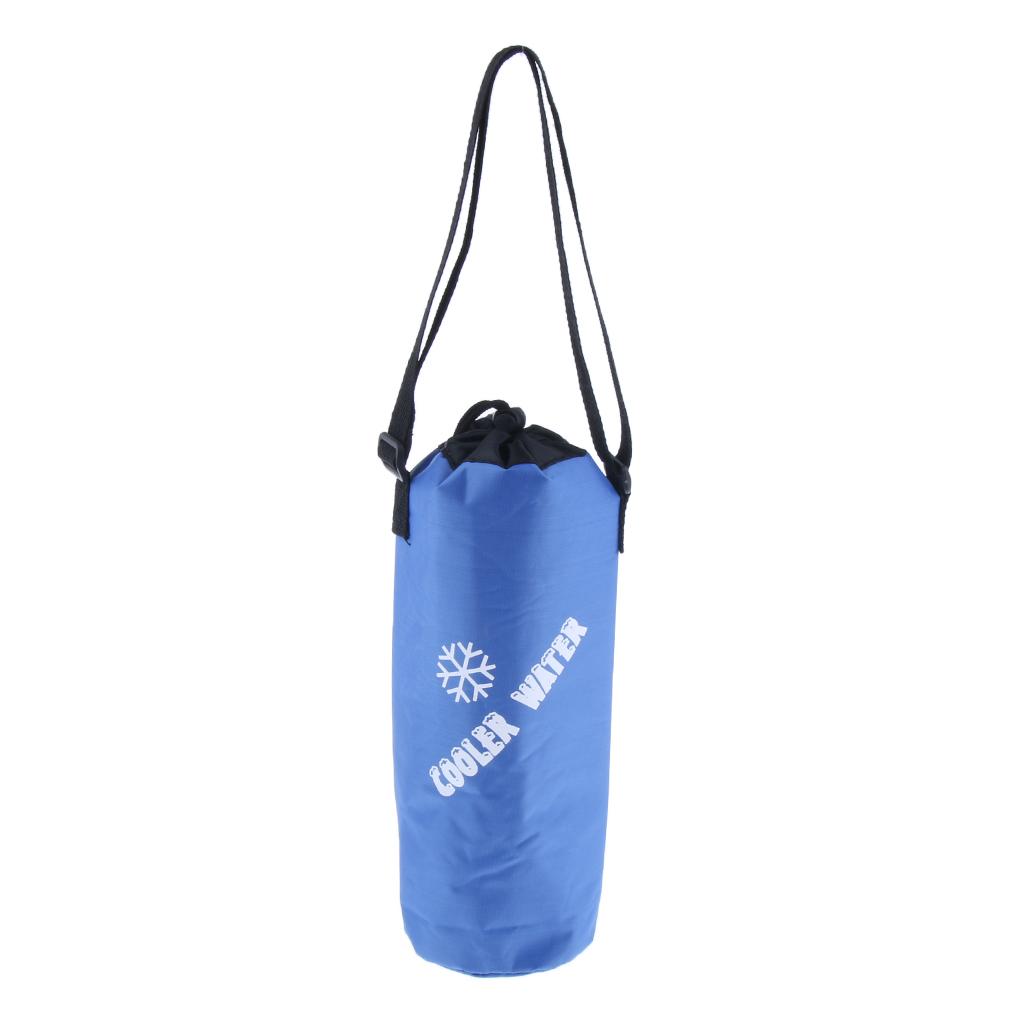 2pcs Protable Insulated Water Drink Bottle Cooler Carrier Cover Sleeve Tote Bag Pouch Holder for Women Men Biker Travel Cycling Climbing Sports