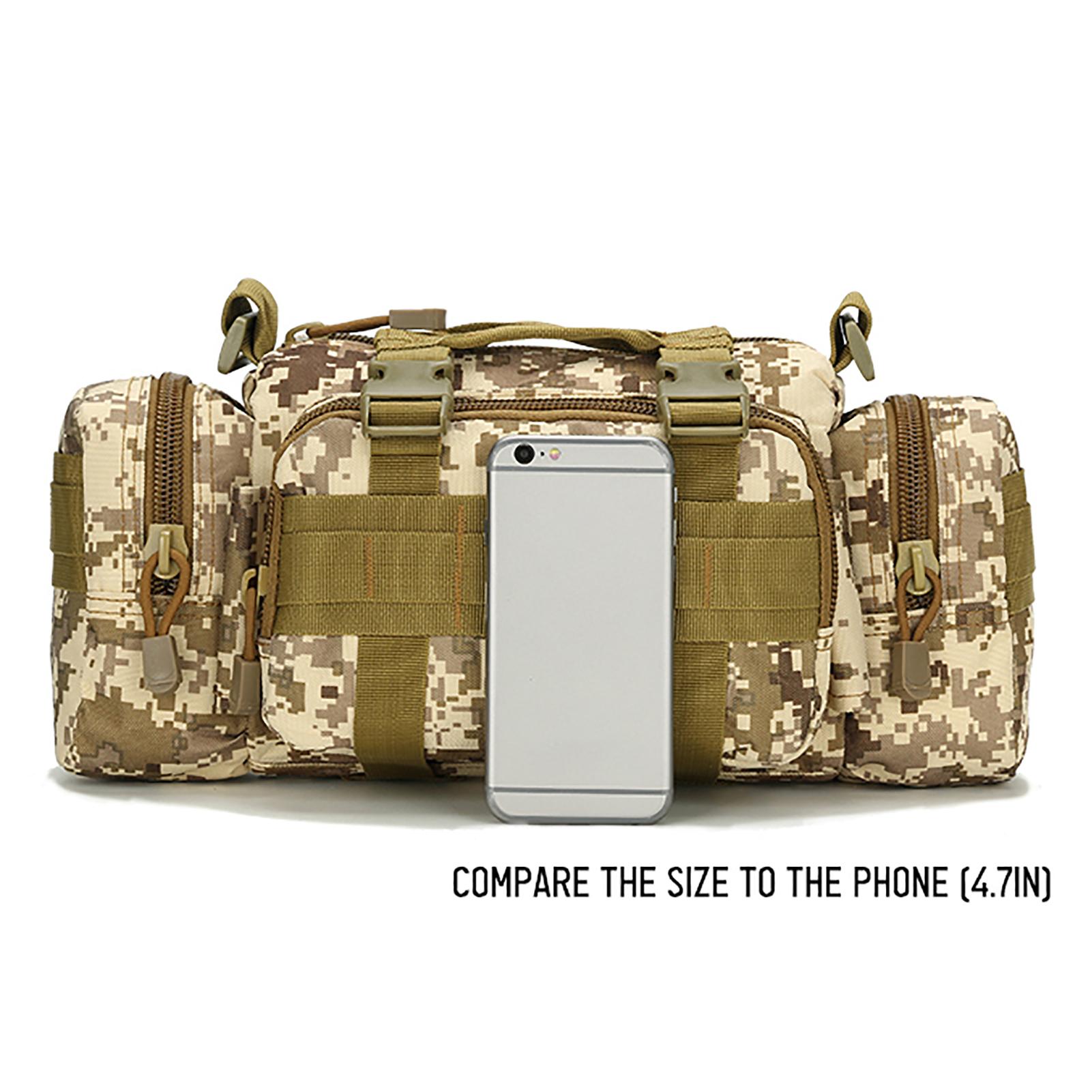 Túi đeo vai thể thao đa năng chất liệu vải oxford chống mài mòn, thiết ké kiểu ngụy trang