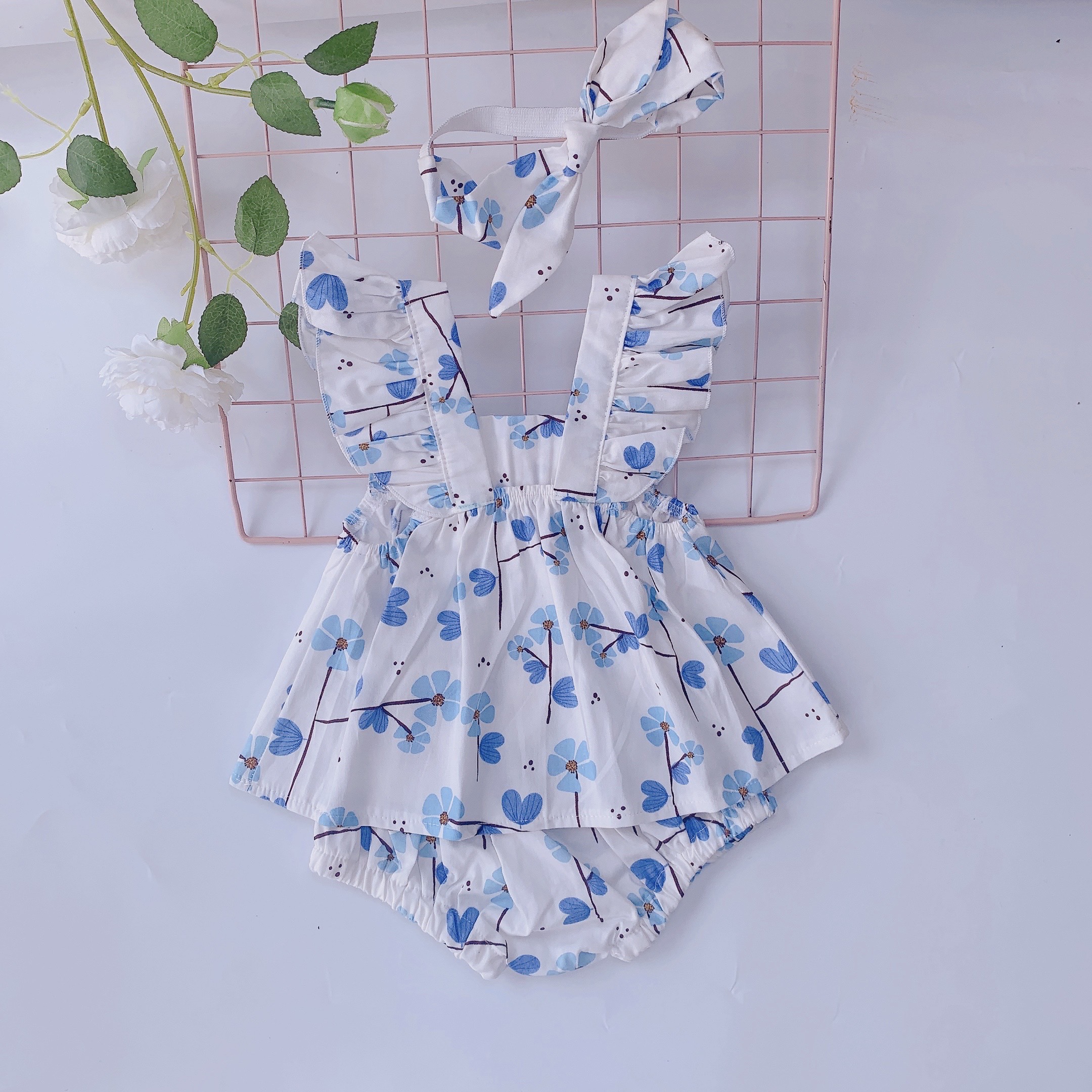 Bodysuit cho bé gái ̣̆ ̀  - NHƯ Ý HOUSE’s-body baby girl- Body voan lụa tím