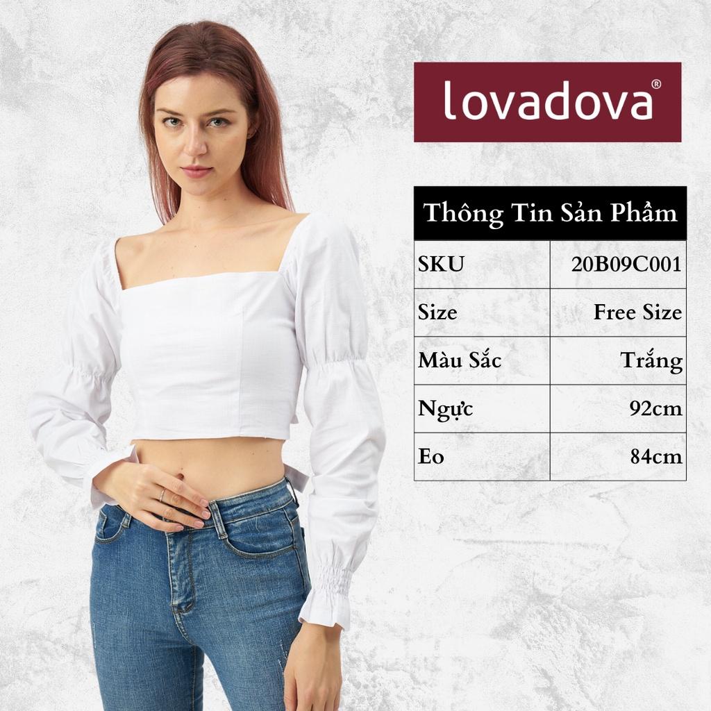 Lovadova - 20B09C001 Áo Croptop nữ