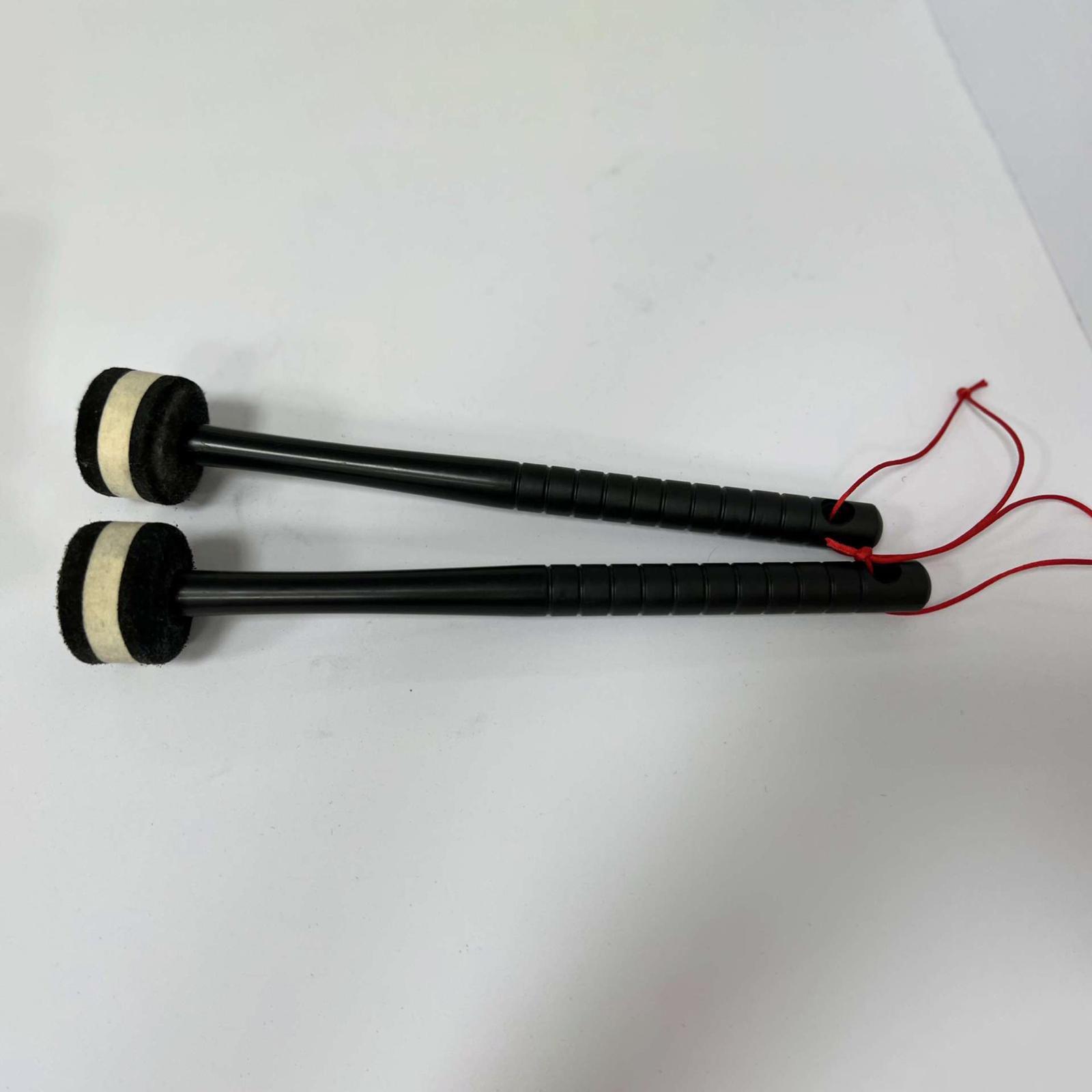 2 Pieces Drum Mallet Felt Mallet for Gong Woodblock Drum Bells