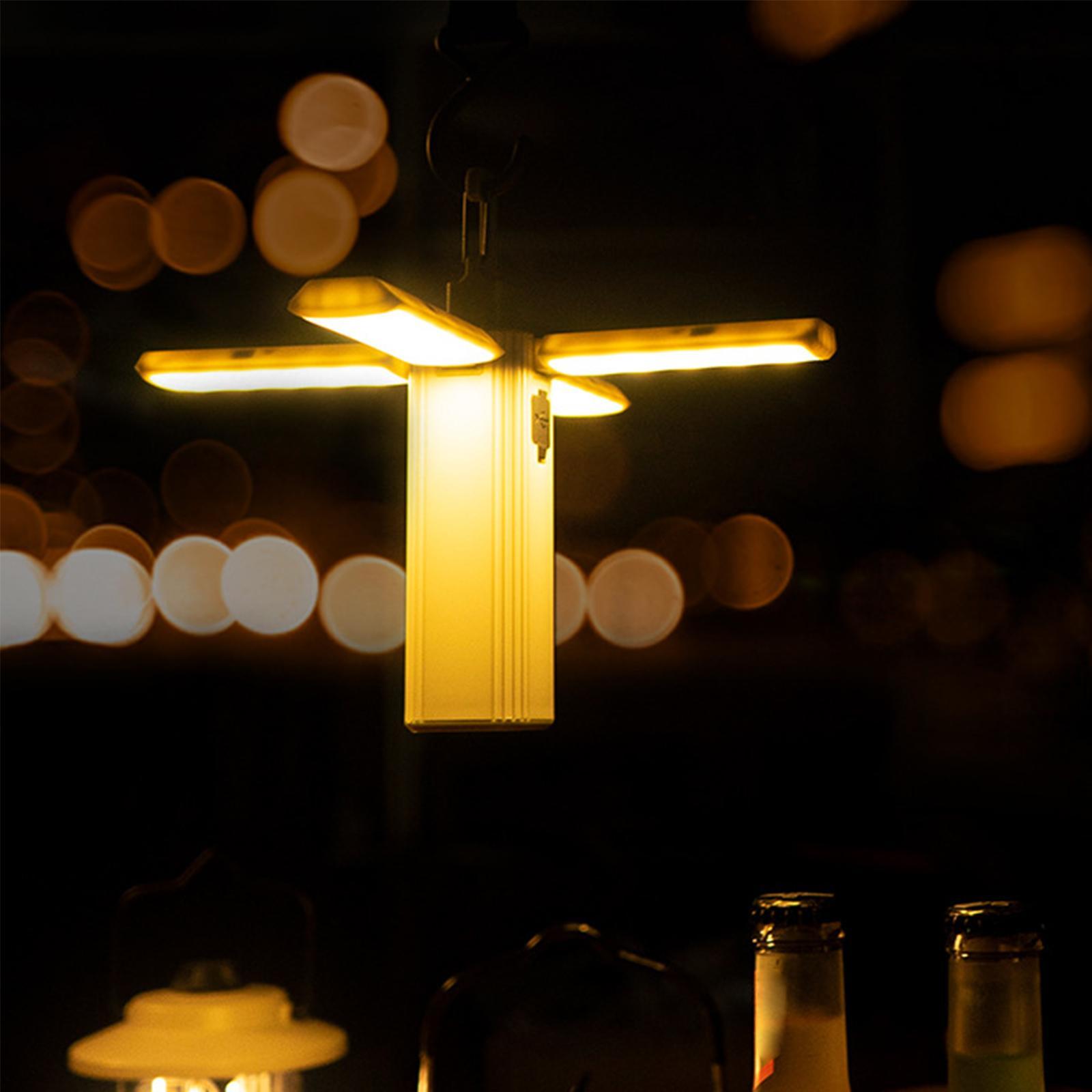 LED Camping Lantern Tent Lamp 3 Lighting Modes Outdoor Light USB Rechargeable Ambient Light Camping Light for Travel BBQ Backpacking Fishing