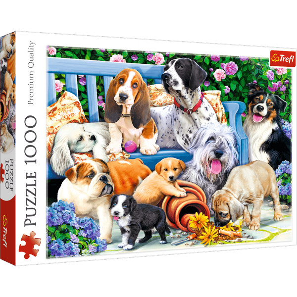 Tranh ghép hình TREFL 10556 - 1000 mảnh Puzzle Những chú chó vui nhộn