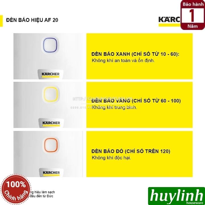 Máy lọc không khí Karcher AF20 [20m2] - Có đèn báo chất lượng không khí - Hàng chính hãng