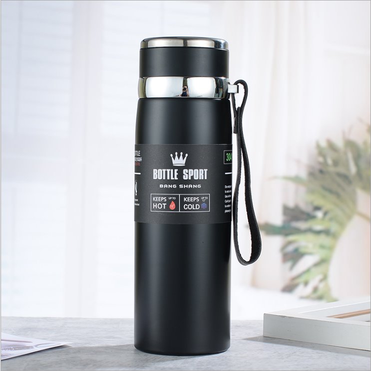 Bình Giữ Nhiệt Inox 304 Cao Cấp - YOGA QG, Bottle Sport, Thiết Kế Sang Trọng, Hiện Đại, Tiện Dụng, Có Lớp Tráng Bạc Giúp Tăng Hiệu Quả Giữ Nhiệt