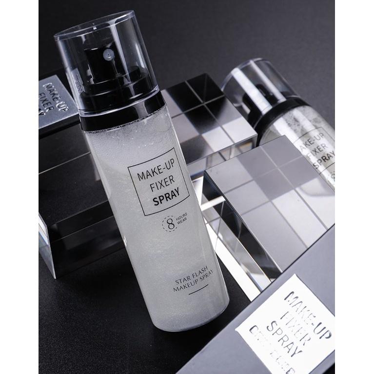 Xịt khóa trang điểm MAKEUP FIXER SPRAY cố định lớp make up căng bóng tự nhiên - Hity Beauty