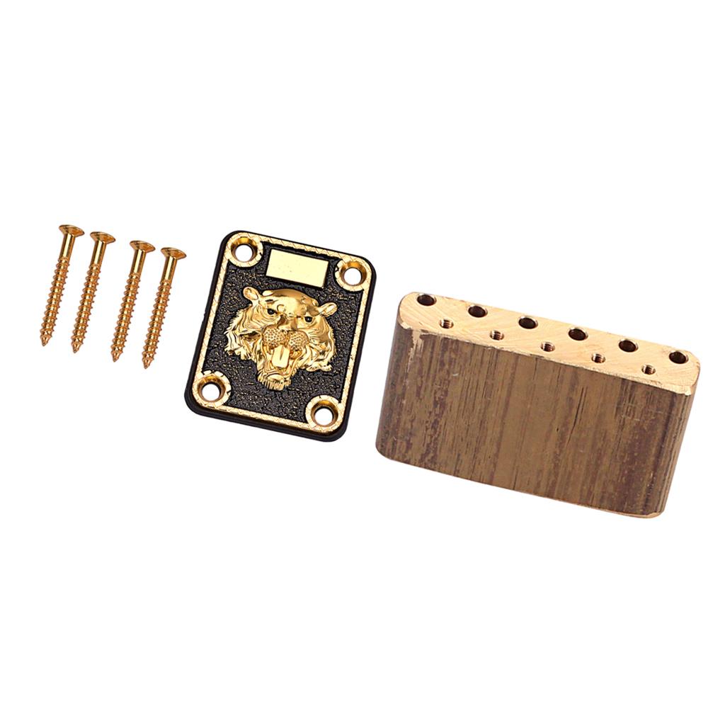 Đồng Tremolo Khối với Kẽm Hợp Kim Cổ Tấm ST Đàn Guitar Điện