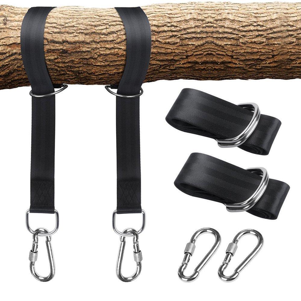 1 Cây Đu Treo Bộ Võng Dây Dây Móc Đa Năng 350 KG Tải Trọng Cắm Trại Đi Bộ Đường Dài Võng Treo Dây