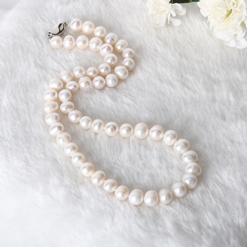Chuỗi Đeo Cổ Khóa Bạc S925 Trẻ Trung - Trường Thịnh Ngọc Trai
