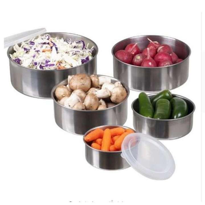 Bộ Cà Mèn Giữ Nhiệt Inox 5 Món Có Nắp - Giao Hàng Toàn Quốc