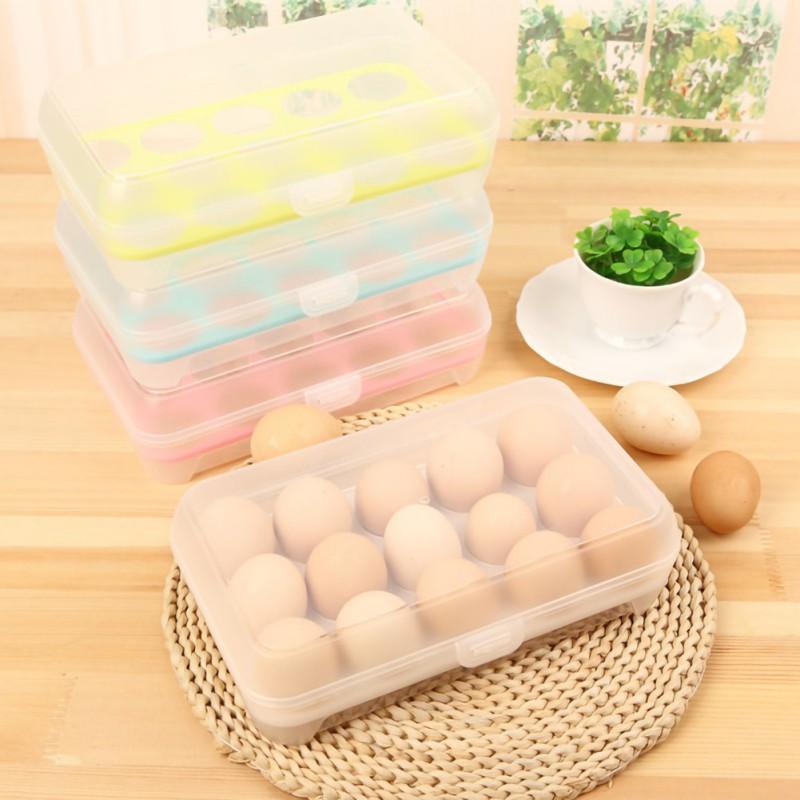 Hộp Nhựa Đựng Trứng 15 Ngăn