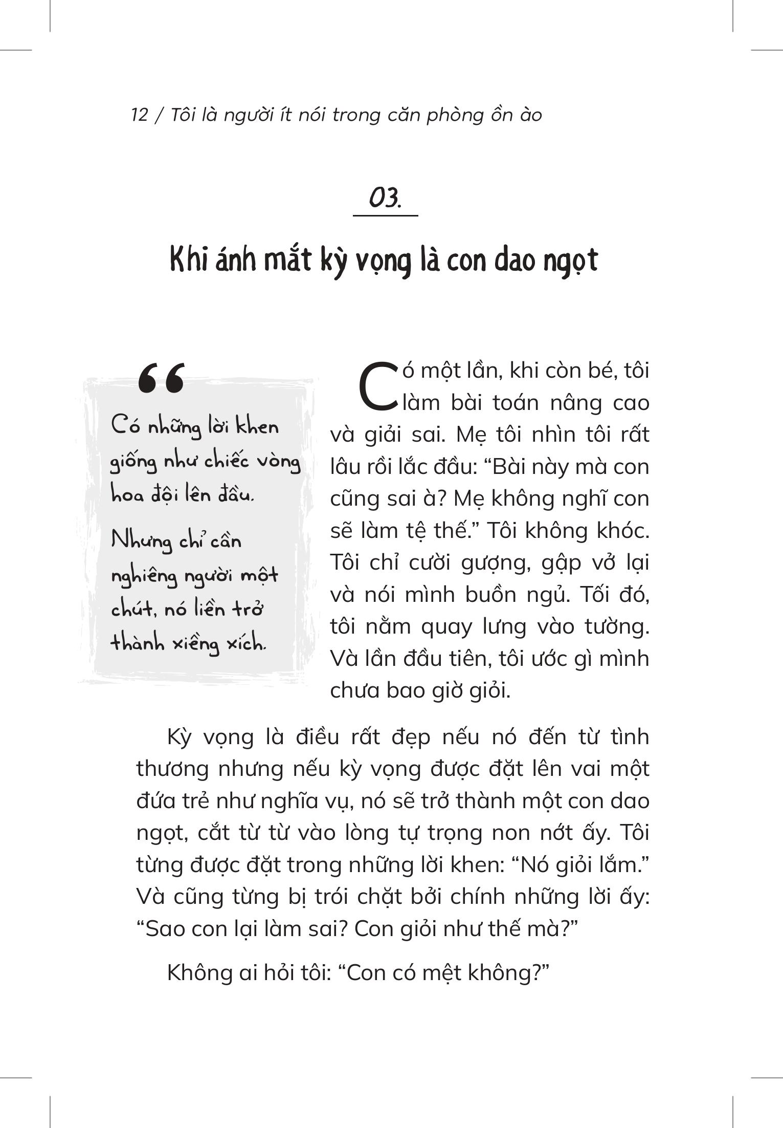 Sách Tôi Là Người Ít Nói Trong Căn Phòng Ồn Ào - Huệ Như Hạm Đạm
