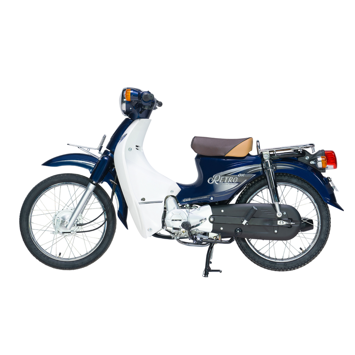 Xe Máy 50cc DK Retro - Màu Xanh Cửu Long