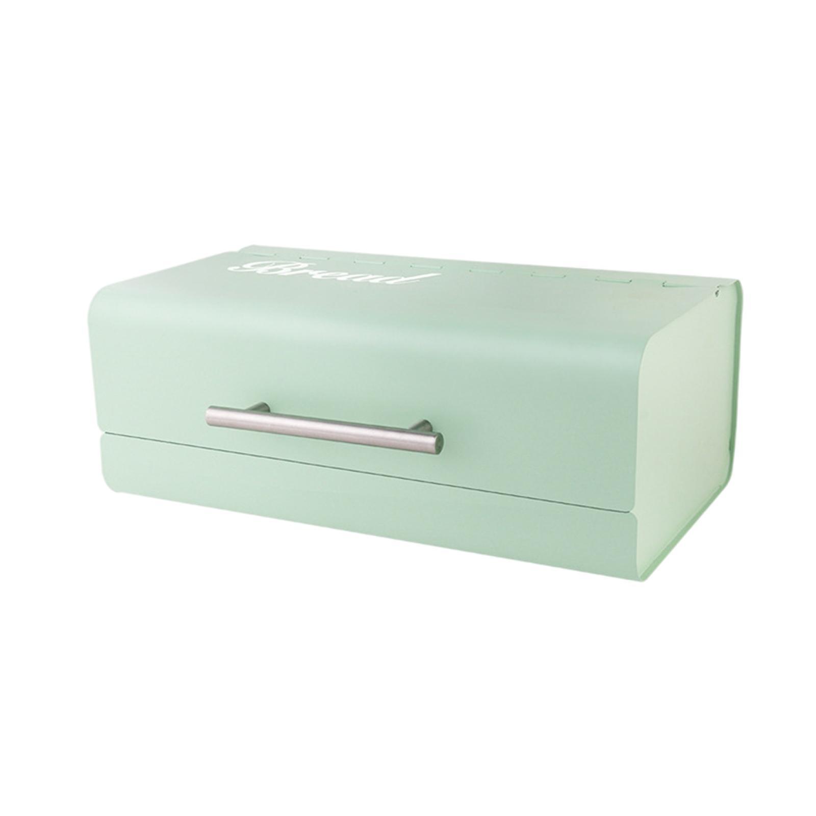 Iron Bread Box Bread Bin Organizer Bread Keeper for Counter Kitchen