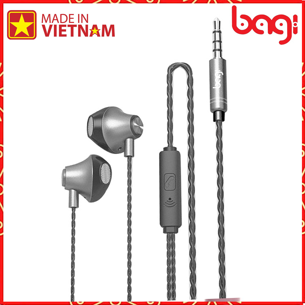 Tai nghe Bagi có dây chất âm nguyên bản BM-M1 - Hàng chính hãng