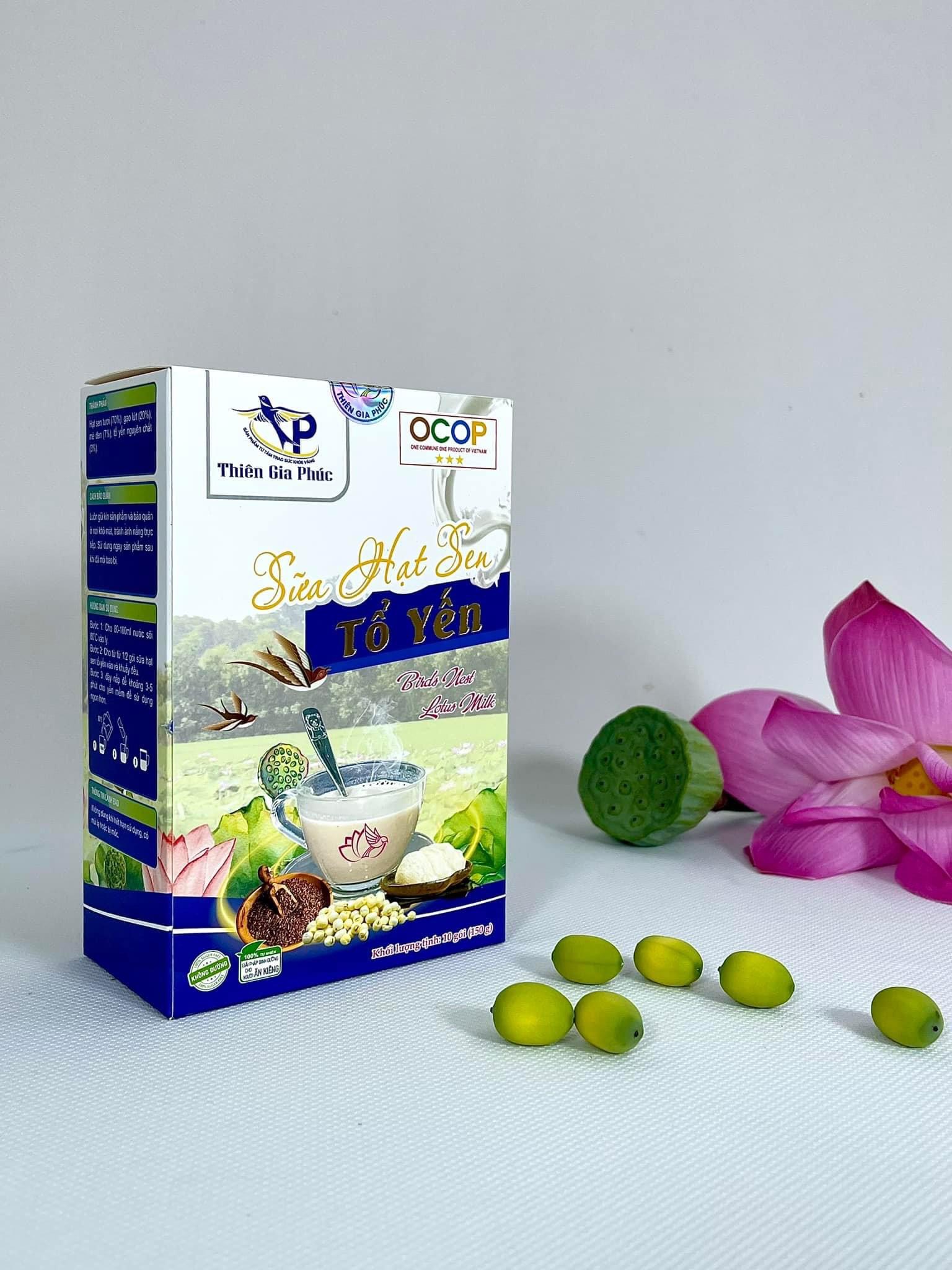 Sữa hạt tổ yến Thiên Gia Phúc 150g 10 gói (Hộp mềm)