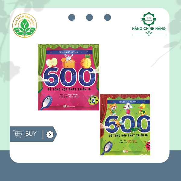 Combo 600 đề tổng hợp phát triển IQ