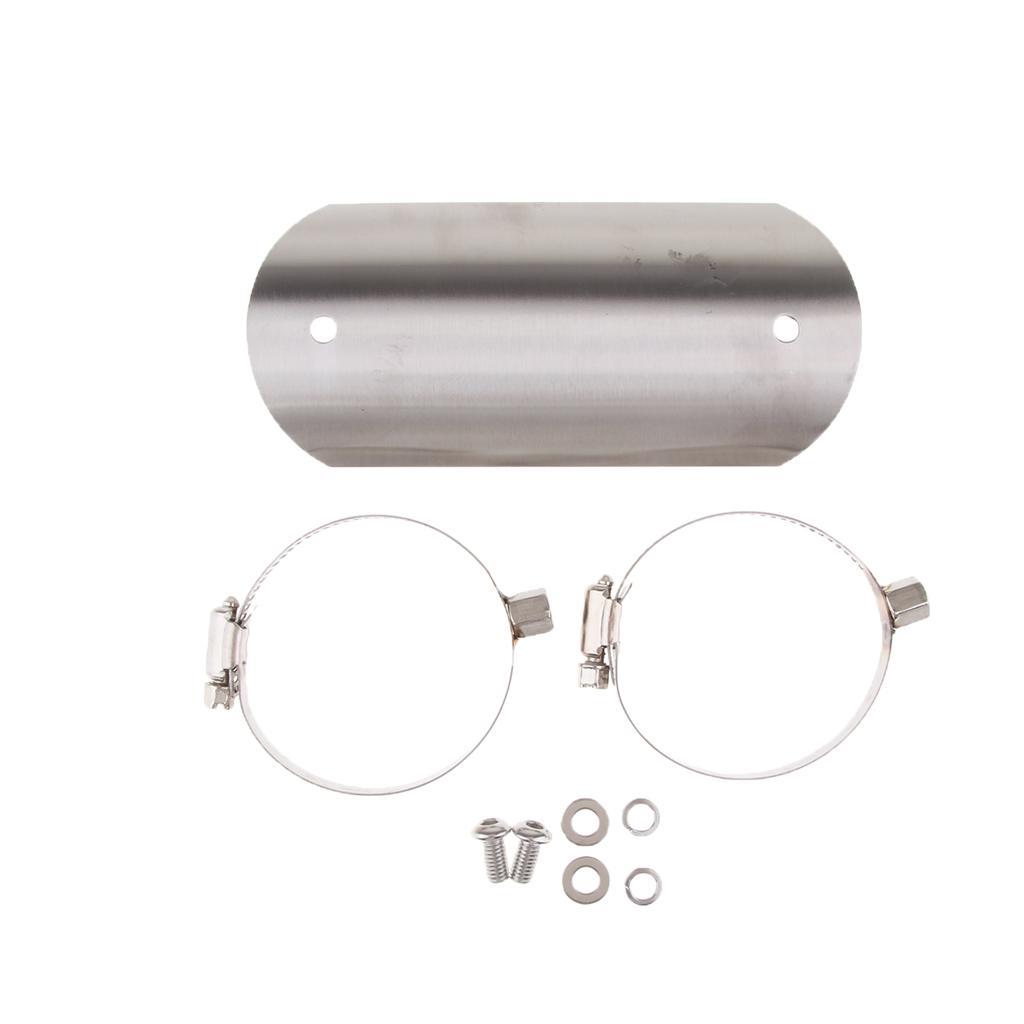 2X Motorcycle Exhaust  Heat  Pipe Protector Cover  #1