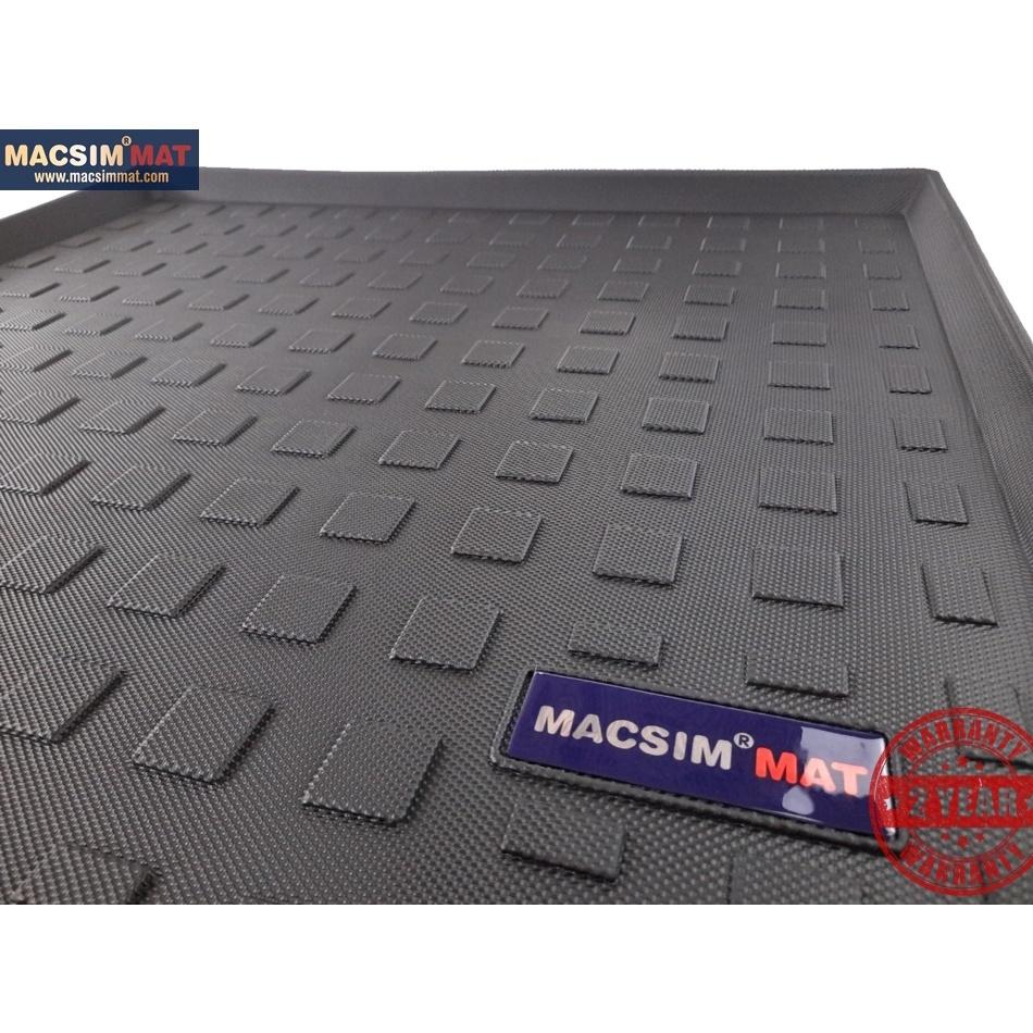Thảm lót cốp xe ô tô BMW X6/F16 2009-2017 nhãn hiệu Macsim chất liệu TPV cao cấp màu đen