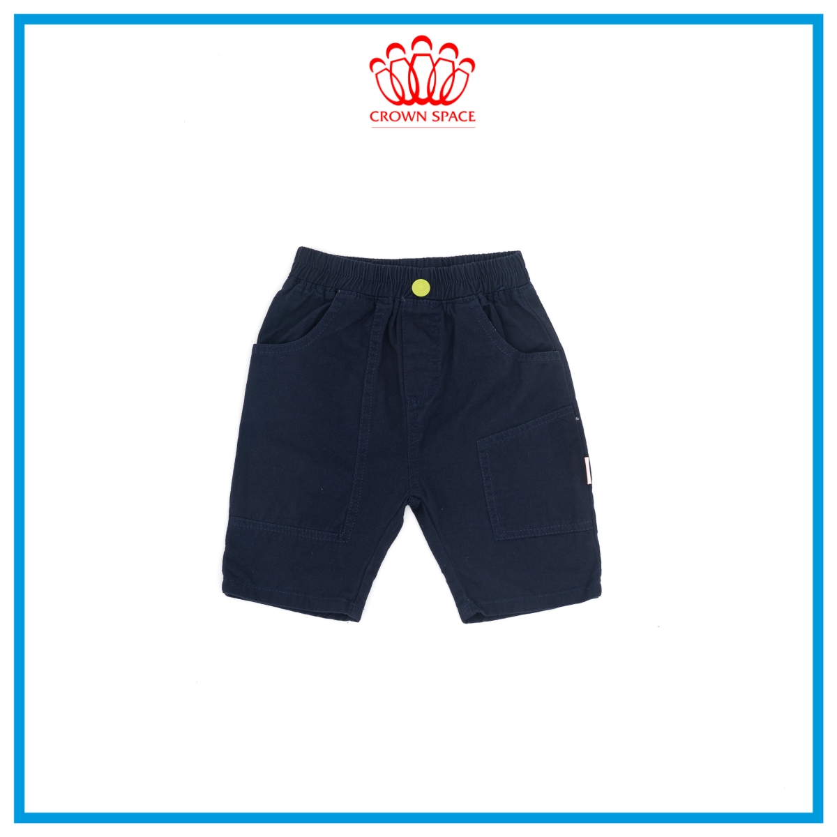 Quần Sooc Bé Trai Navy CKBS2610908.NV Chất Liệu Cotton Thoáng Mát Size 4-8