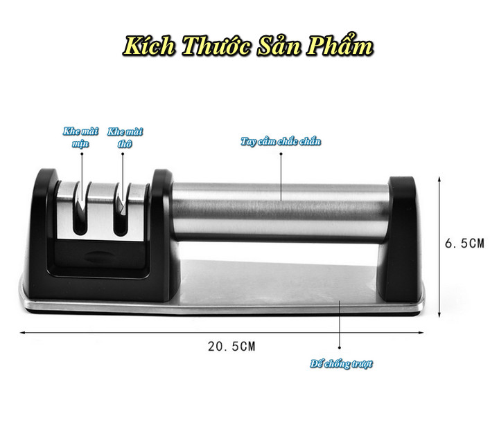 Dụng Cụ Mài Dao 2 Khe Wolfram Germany Cầm Tay Cao Cấp - Home and Garden