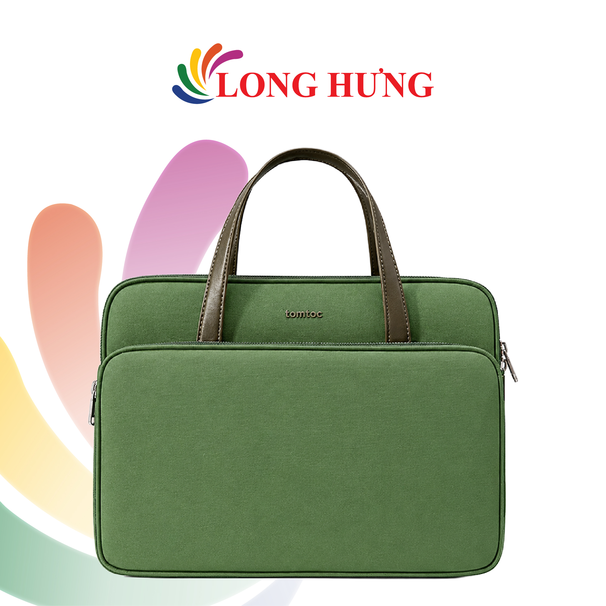 Túi xách chống sốc Tomtoc TheHer-H21 Briefcase Premium Macbook Pro 16 inch H21E2 - Hàng chính hãng
