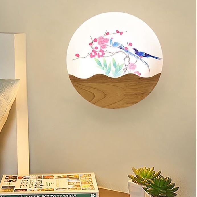 Đèn tranh LED 3D- đèn tường - đèn cầu thang đĩa LED VSLIGHT hiện đại