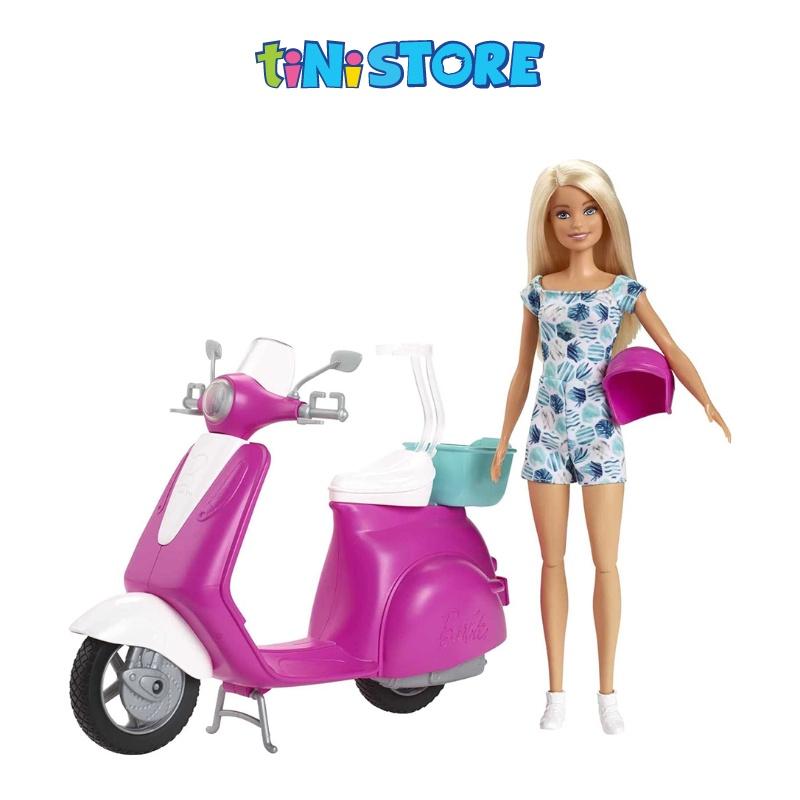 Đồ chơi búp bê chạy xe Barbie