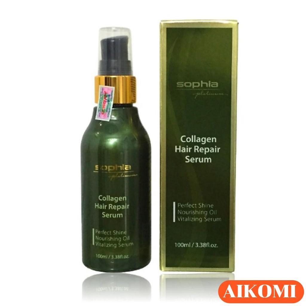 Tinh dầu phục hồi tóc Sophia Platinum Collagen Hair Repair Serum 100ml