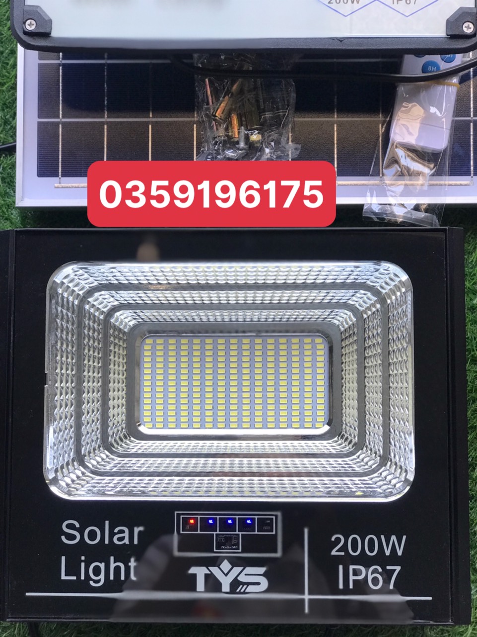 Đèn Năng Lượng Mặt Trời 200w,300w,400w, Chip 5730.Đèn Cao Cấp, Siêu Sáng.Sáng Liên Tục 15h