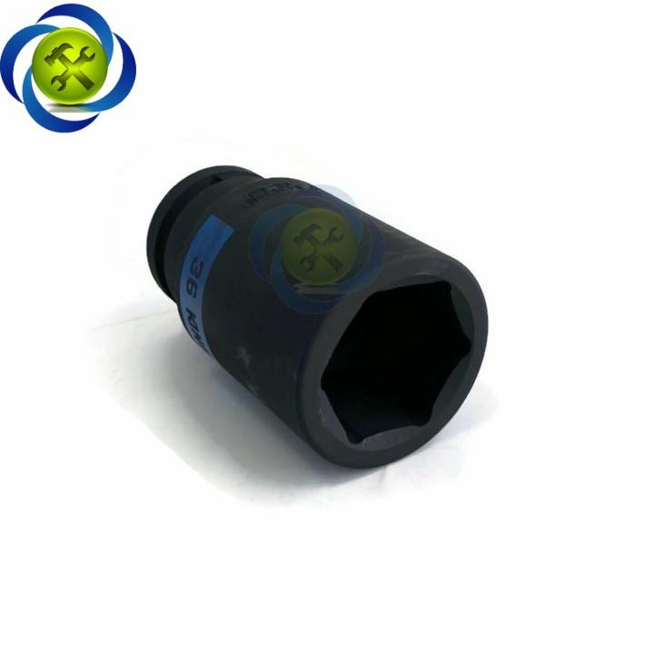 Tuýp 36mm 3/4 Kingtony 643536M loại ngắn 6 cạnh màu đen