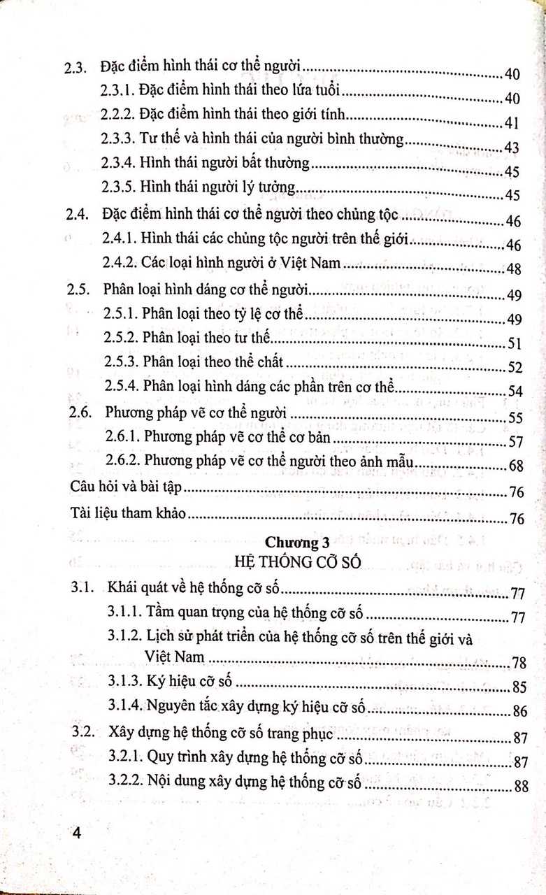 Sách - Nhân Trắc Học May Mặc