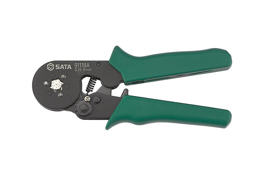 Kìm bấm cos đầu lục giác 180mm 91118A tự điều chỉnh kiểu Châu Âu