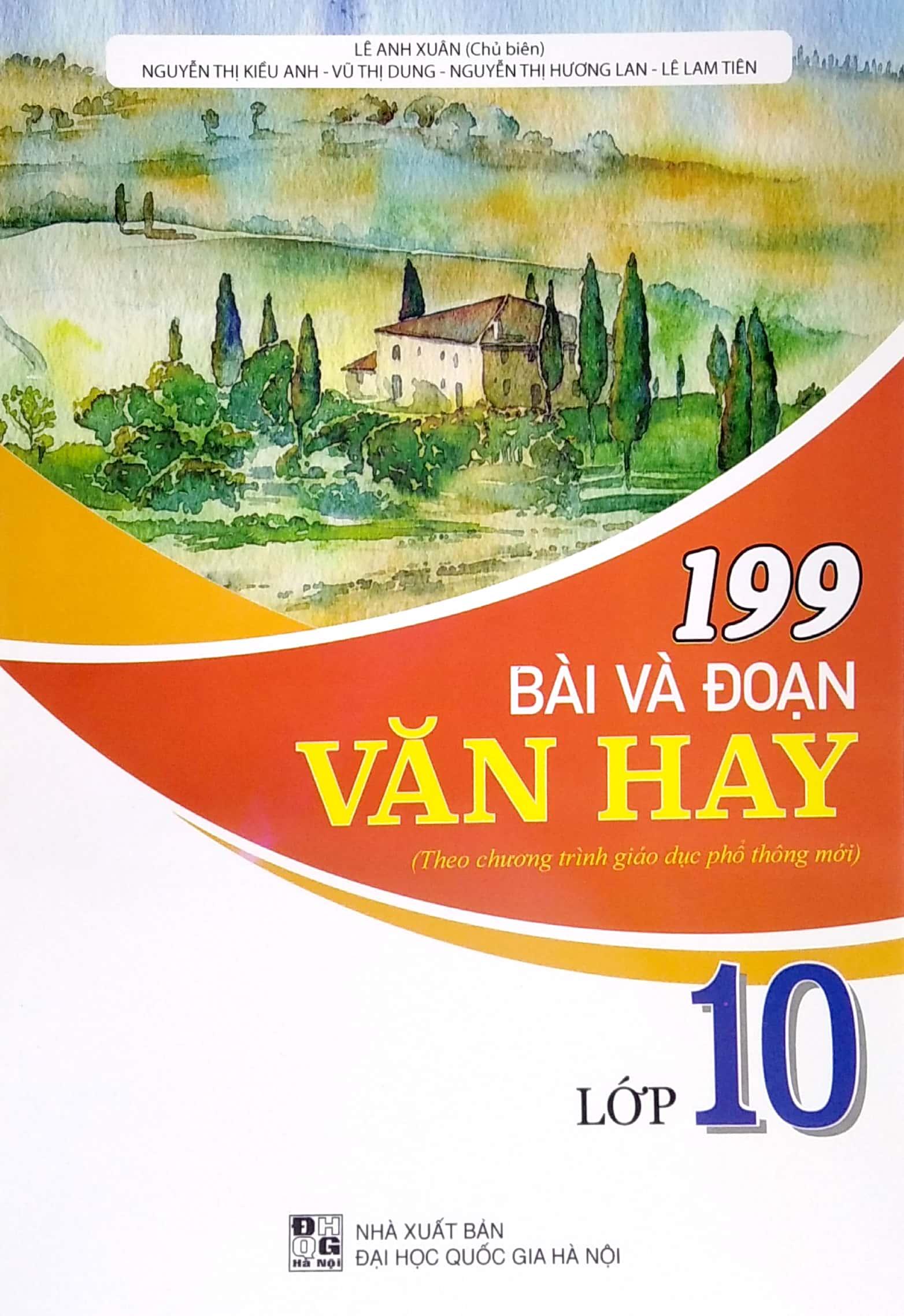 199 Bài Và Đoạn Văn Hay Lớp 10