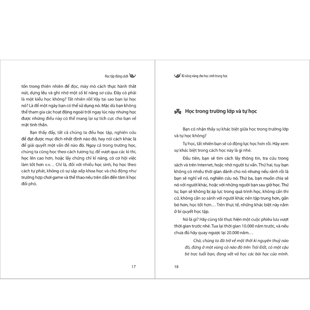 Sách Kĩ Năng Vàng Cho Học Sinh Trung Học - Học Tập Đúng Cách