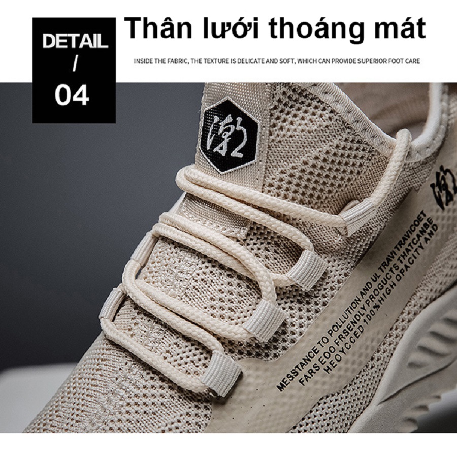 Giày sneaker nam Muidoi G777 kiểu dáng năng động thể thao cá tính