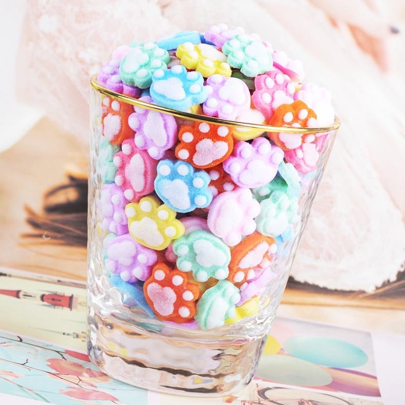 HN * Charm chân mèo các màu cho các bạn làm trang trí vỏ ốp, khung tranh, kẹp tóc, DIY