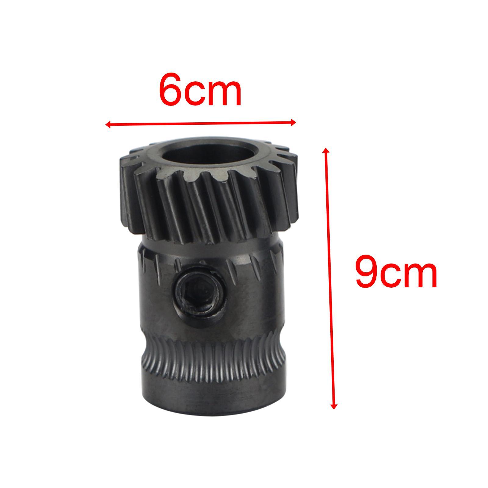 3D Printer Drive Gear Set Hardened Steel Replacement Extruder Dual Gears Set