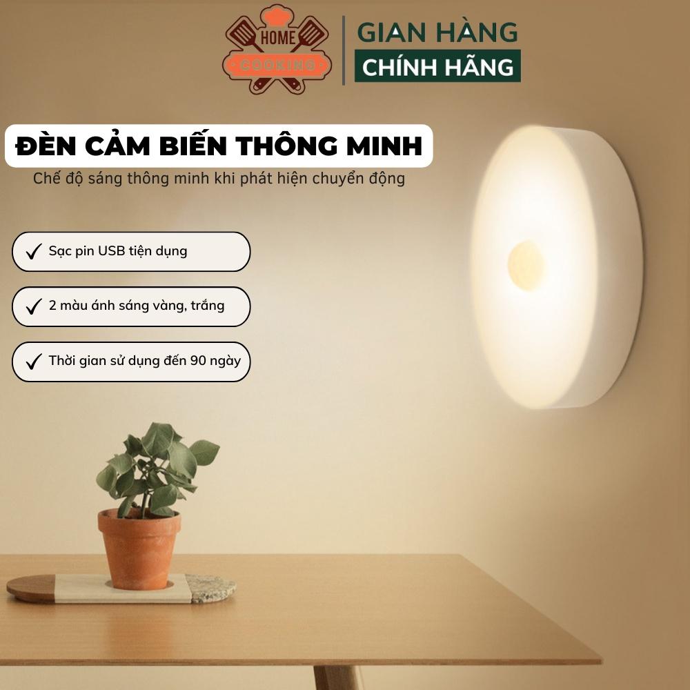 Đèn cảm biến,đèn led thông minh cảm biến sáng khi phát hiện chuyển động 2 màu dán tường sạc tích điện, bảo hành 12 tháng