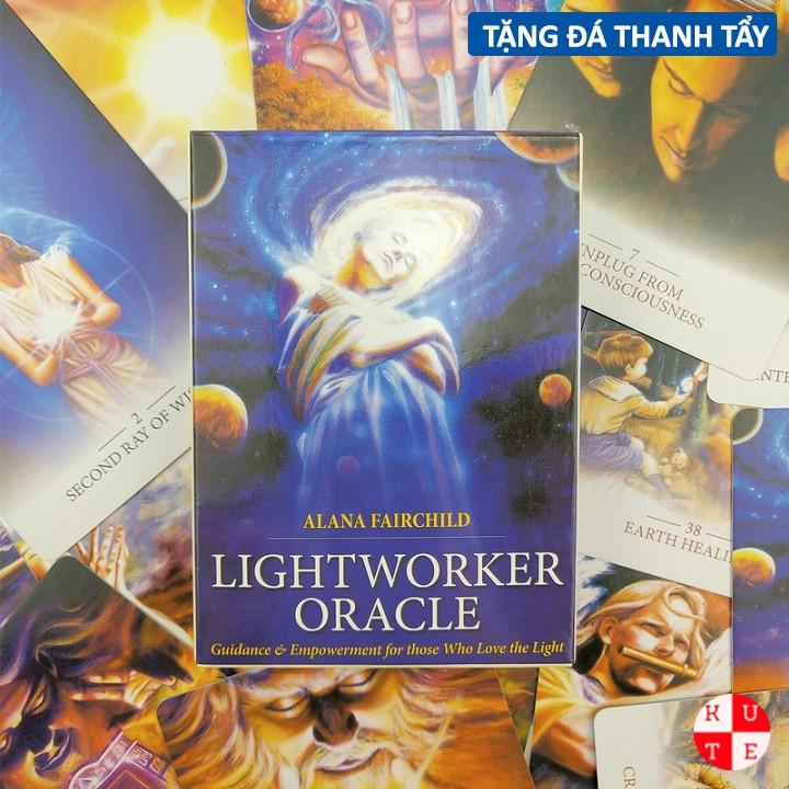 Bộ Bài Oracle Light Worker 44 Lá Bài Tặng File Tiếng Anh Và Đá Thanh Tẩy