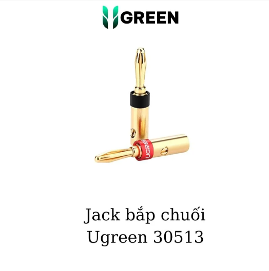 Giắc bắp chuối Ugreen 30513 (4 chiếc/túi) - Hàng chính hãng