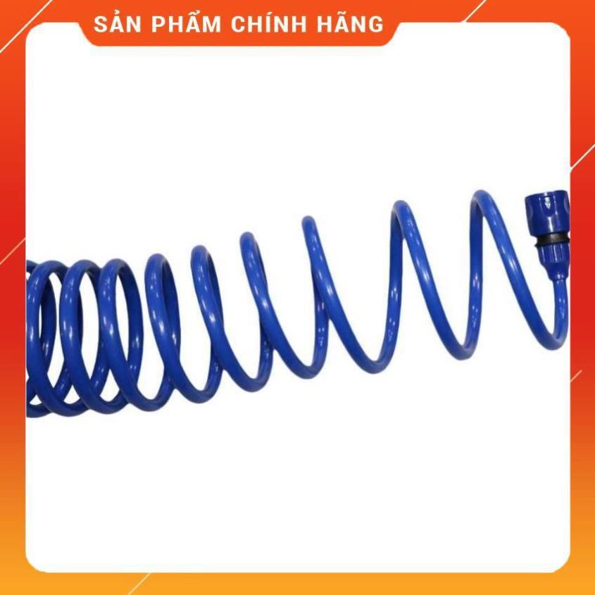 Bộ vòi xịt nước tưới cây đa năng tăng áp lực nước kèm dây tưới dạng lò xo co dãn 701-2814 loại 10m