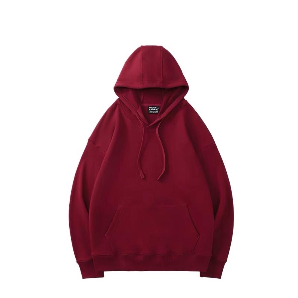 Áo hoodie nỉ trơn màu xám chuột FFSTORE mũ 2 lớp, form rộng, vải dày dặn siêu rẻ phù hợp cho cả nam và nữ