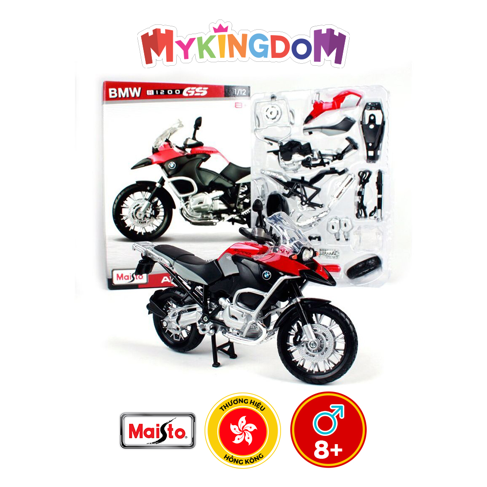 Đồ Chơi MAISTO Xe Mô Tô Lắp Ráp Bmw R 1200 Gs Tỉ Lệ 1:12 39194/MT39051AL