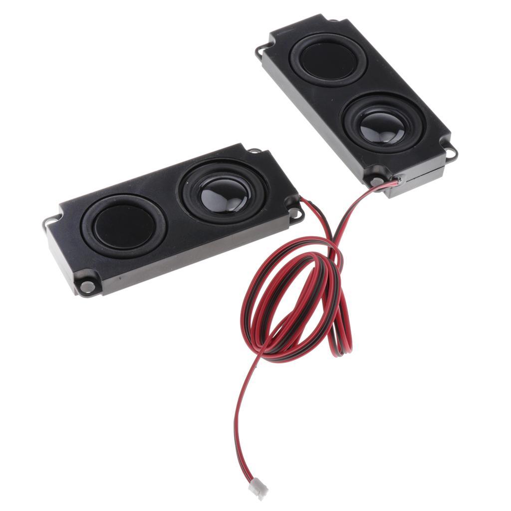 2xReplacement Loudspeaker Black Audio Horn Speaker 5W for TV LCD Monitor