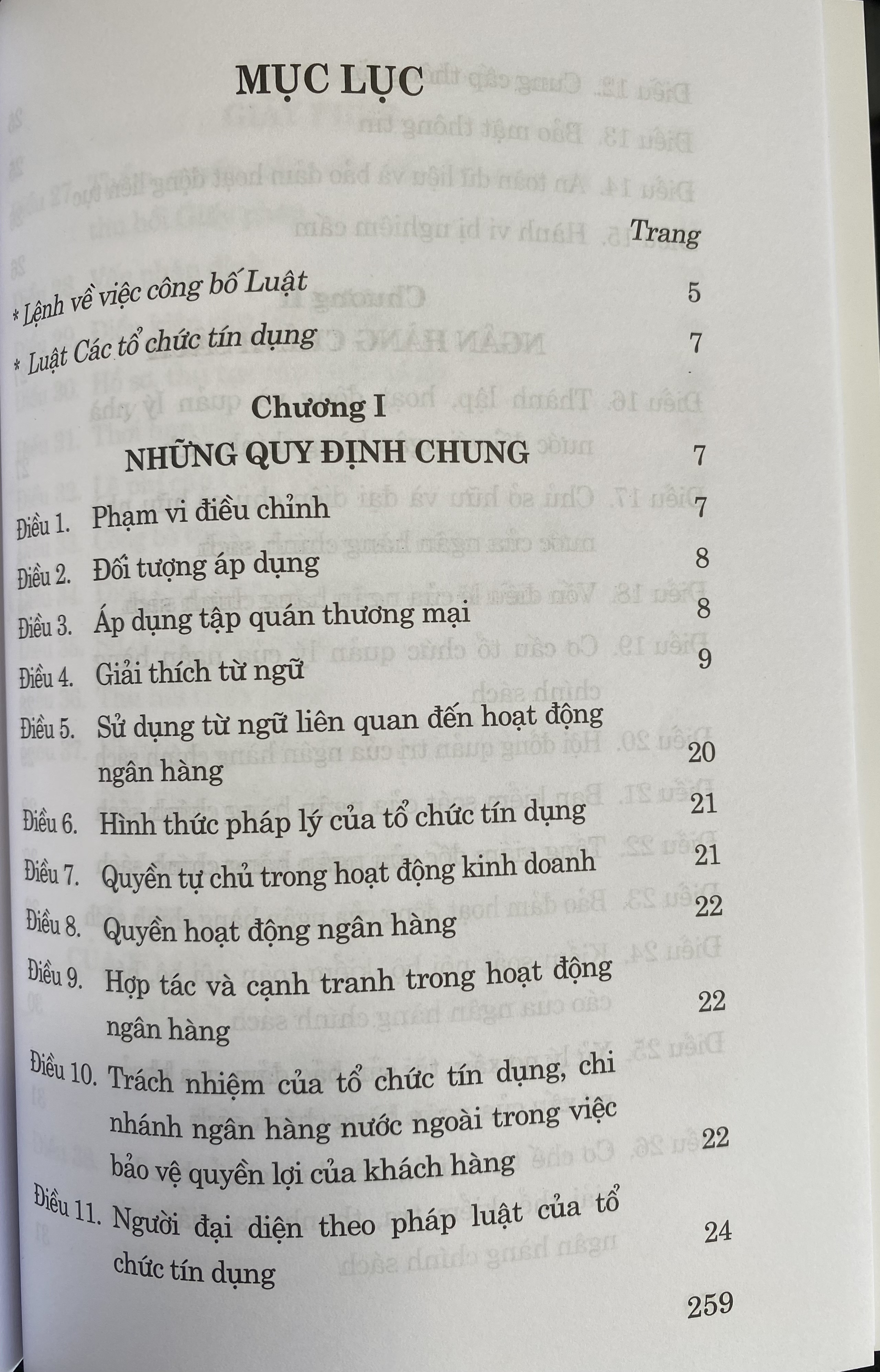 Luật Các Tổ Chức Tín Dụng